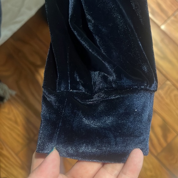 Fabletics Daria Velour Jogger Navy, Large - Picture 5 of 5